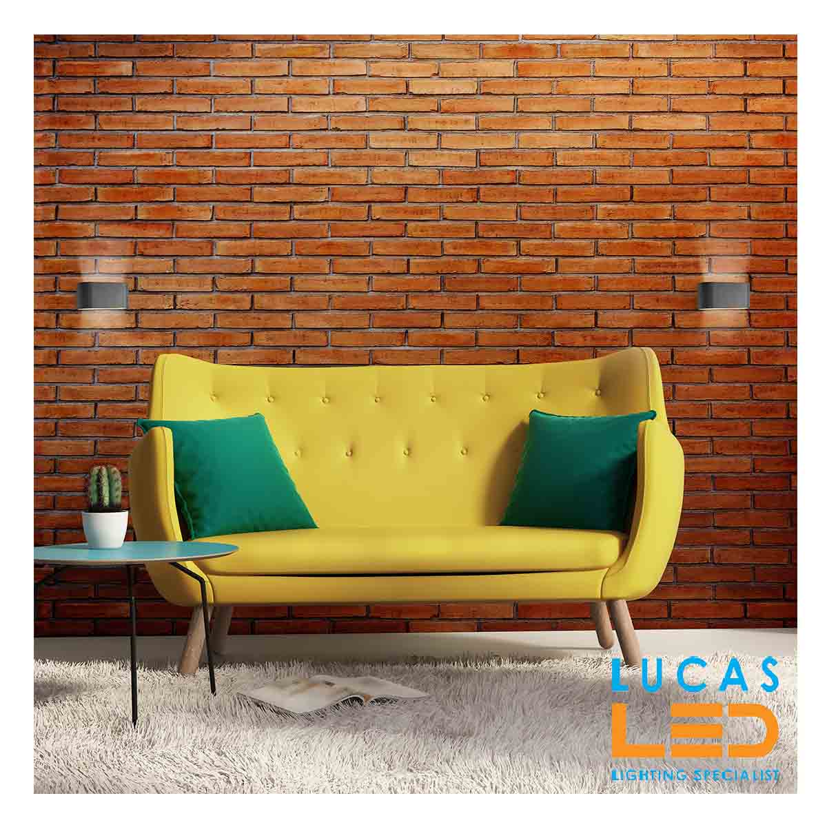 Surface Wall light G9 - IP20 indoor - Up & Down light - Decorative SQUALLA Black & Gold