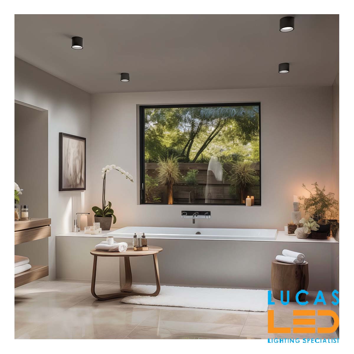 Surface LED Downlight ANTI-GLARE - AR111/Gu10 - IP20 - Decorative CHLOE Black