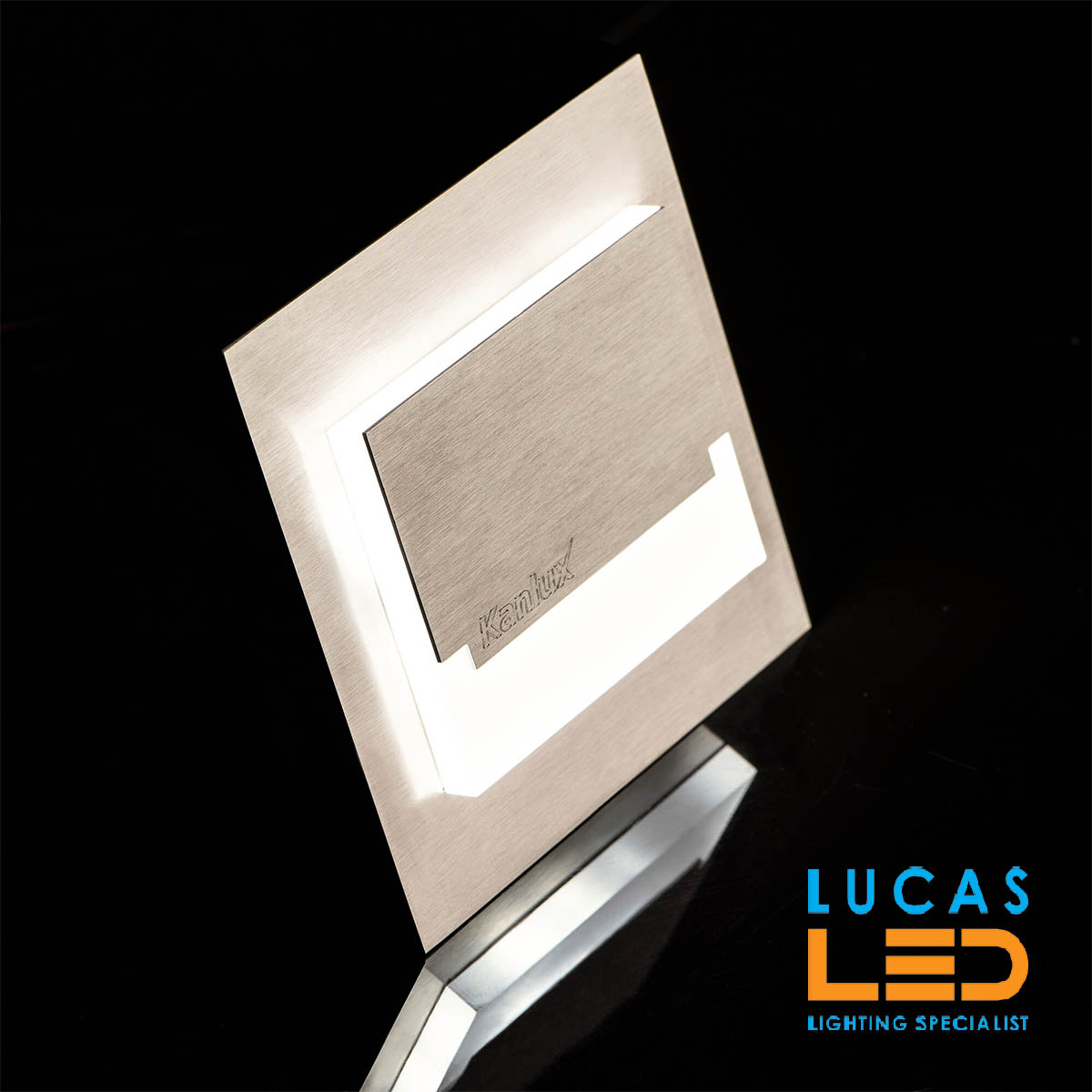 LED Wall / Stairs Lighting - 0.8W - 6500K Cold White - 12V / DC - 13lm - IP20 - recessed - LED SMD - decorative - SABIK