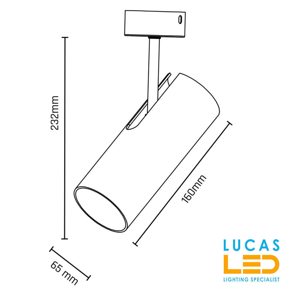 Surface Wall & Ceiling mounted Spotlight GU10 - IP20 -Modern & Decorative MADARA LIBRA Black body