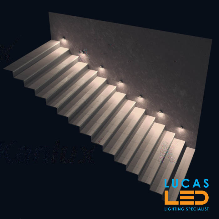 Outdoor LED Wall Light - Surface mounted Down Light - 6.5W - IP54 - DULI Round shape - Anthracite colour