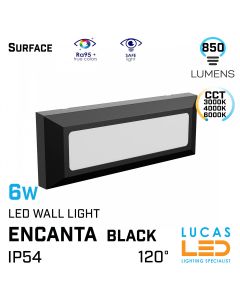 cct_outdoor_led_wall_facade_light_6w_3000k_4000k_6000k_ip54_850lm_surface_brick_lamp_encanta_black_body_lucasled.ie