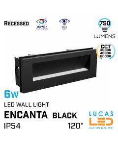 cct_outdoor_led_wall_facade_light_6w_3000k_4000k_6000k_750lm_ip54_recessed_brick_lamp_encanta_black_body_lucasled.ie