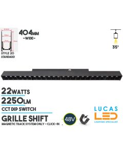 48v-led-magnetic-track-light-grille-shift-22-watts-2250-lm-cct-dip-switch-beam-angle-35-5y-magnetic-light-system-click-in_lucasled.ie