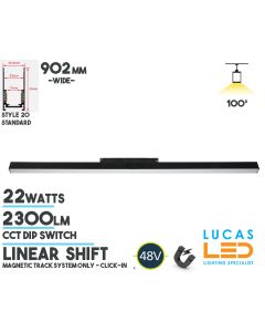 48v-led-magnetic-track-light-linear-shift-22-watts-2300-lm-cct-dip-switch-beam-angle-100-5y-rail-magnetic-light-system-click-in_lucasled.ie