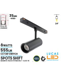 48v-led-magnetic-track-light-spot-shift-6-watts-555-lm-cct-dip-switch-beam-angle-24-5y-rail-magnetic-light-system-click-in_lucasled.ie