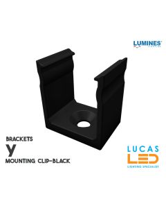 LED PROFILE • BRACKETS • Mounting Plastic Clip "Y" • BLACK