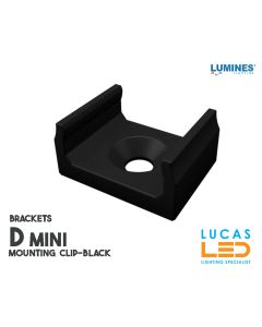 LED PROFILE • BRACKETS • Mounting Plastic Clip "D" • BLACK • "A" - "D" profiles •
