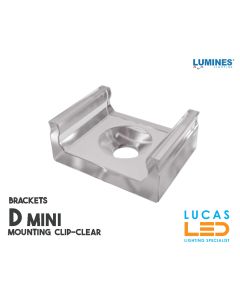 LED PROFILE • BRACKETS • Mounting Plastic Clip "D" • CLEAR • "A" - "D" profiles •