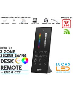 desk-remote-3-zone-3-scene-savings-rgbcct -elegant-design-remote-control-black-strip-lighting-tape-light-remote-ireland-buy-now