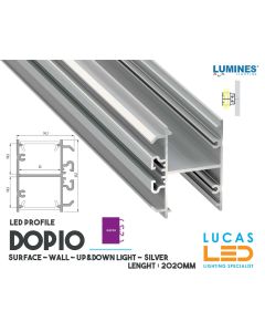 led-profile-suspended-architectural-surface-dopio-silver-aluminium-2-02-meters-lenght-pro-multi-set-lucasled.ie