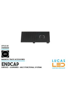endcap for magnetic rail track 48v ireland lucas led