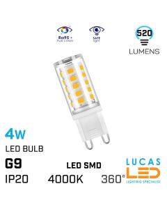 G9-led-capsule-bulb-light-3000K-520lm-warm-white-colour-lucasled.ie-ireland