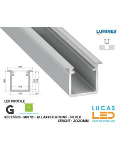 led-profile-recessed-g-silver-aluminium-2-02-meters-length-pro-multi-set-Building Facade-Display Board-Residential-Hand Rail-Outdoor-price-ireland