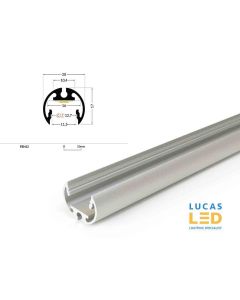 Last 10 pcs - model DISCONTINUED - SILVER LED Profile -PEN12 - shop-windows-mirrors - 2M - full SET
