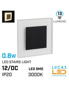 recessed-led-wall-stairs-lighting-0.8W-3000k-warm-white-12v-dc-13lm-ip20-lucasled.ie