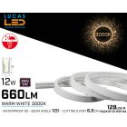 LED Neon Warm White flexible 0410  • 24V • 12W • IP65 • 530lm • Pro Version 3oz Cooper paths• price per 10 meter • NL0410-12-WW-24