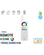 Remote Control • RGB+CCT • LoRa 433 MHz • 8 Zone  • Smart Lighting System • FUT086 • 12V