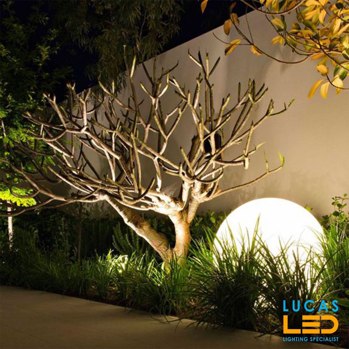 Outdoor LED Ball Lights - IP65 - E27 - Decorative STONO 780 - Garden Path Lighting Ground Spike Plug Lamps