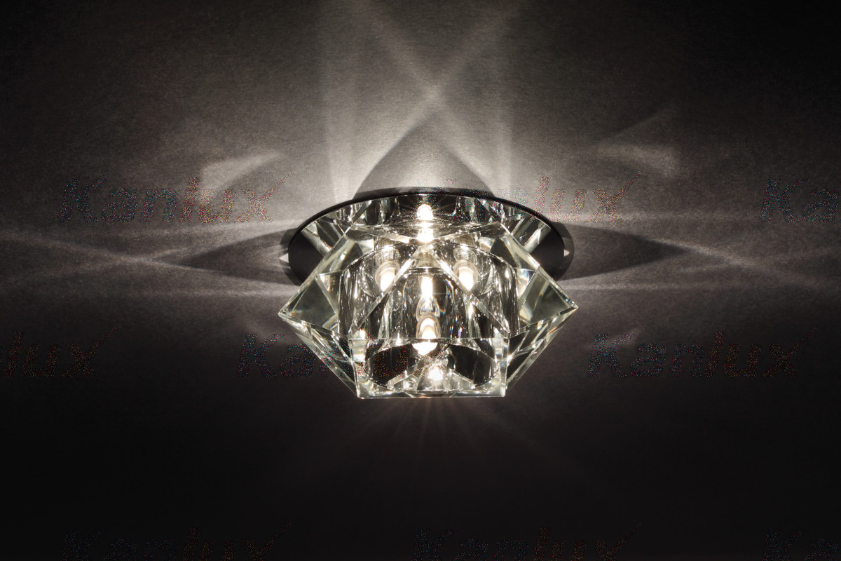 LAST 3 pcs ONLY - Ceiling Spotlight - G4 bulb - Crystal ELLI - CLEARANCE