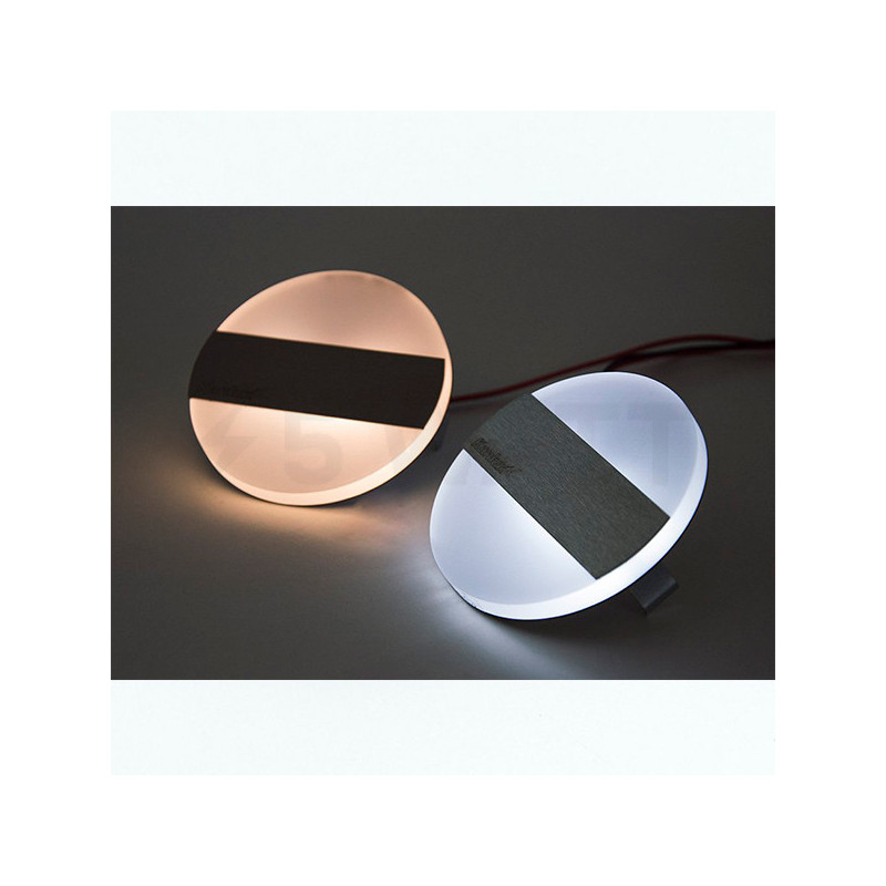 LED Wall / Stairs Lighting -  0.8W - 6500K Cold White - 12V / DC - 13lm - IP20 - recessed - LED SMD - decorative - LIRIA