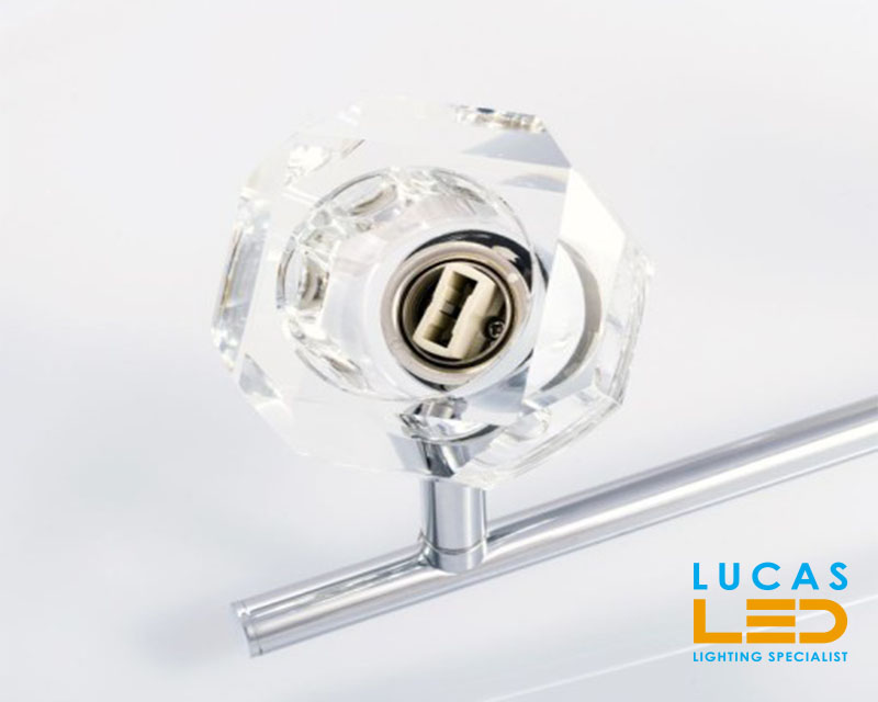 LAST ONE - Ceiling fitting Lights - G9 - GLASO 4L - glass lampshades- CLEARANCE