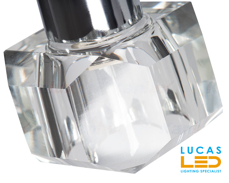 LAST 2 pcs ONLY - Ceiling fitting Lights - G9 - GLASO 3L - glass lampshades- CLEARANCE