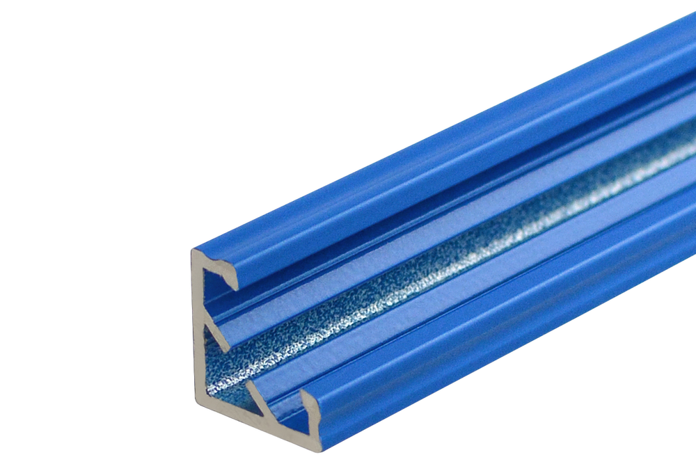 Last 9 pcs - model DISCONTINUED - BLUE LED Corner Profile Fose03 for LED strips - 2M - full SET