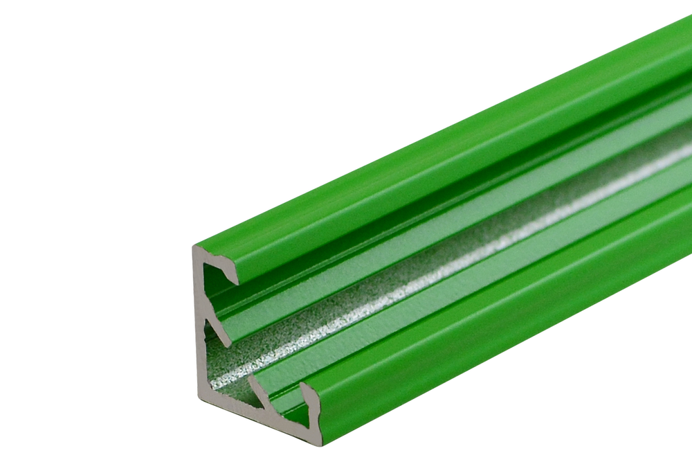Last 3 pcs - model DISCONTINUED - Green LED Corner Profile Fose03 for LED strips - 2M - full SET